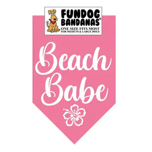 Beach Babe Dog Bandana - Pontoon Life Forever