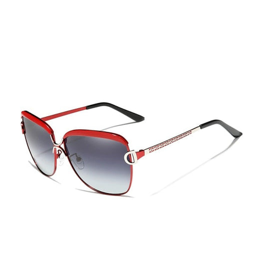 Red Ladies Round Fashion Sunglasses
