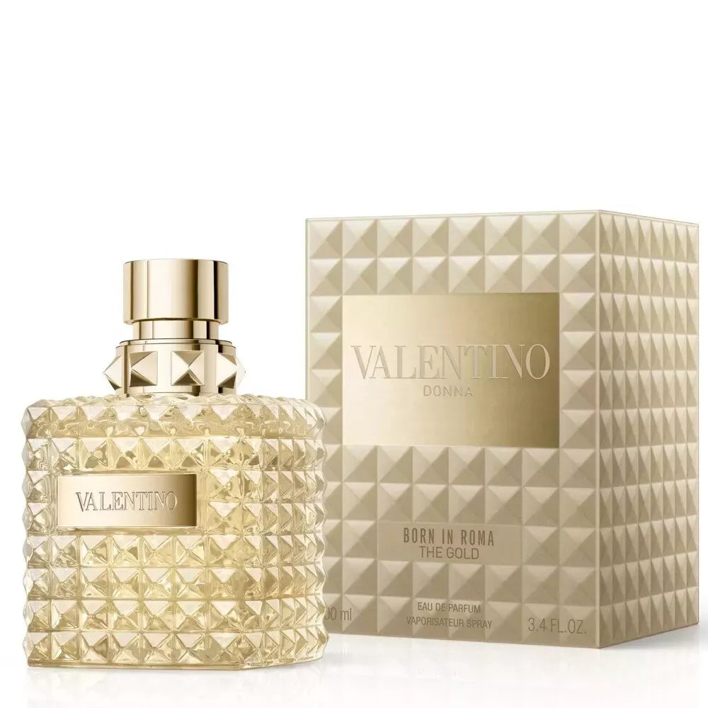 Valentino Donna Born in Roma The Gold Edition | Eau de Parfum Spray for Women | Size: 3.4 FL OZ 100ml