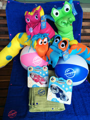 Kids Swim Towels and Toys