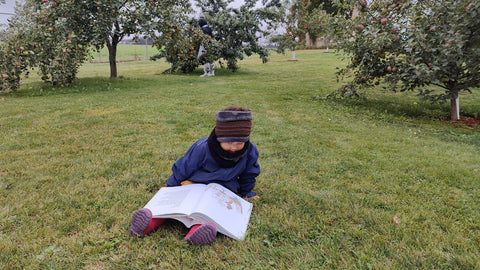 Boy reading