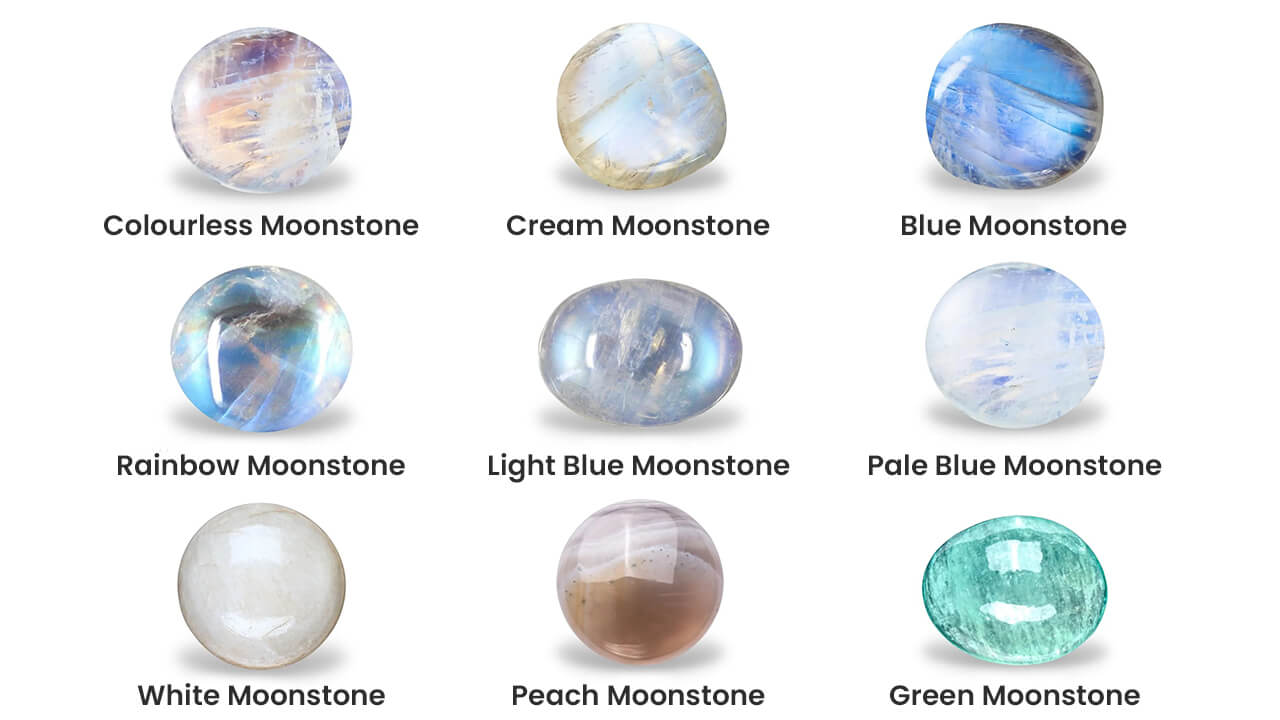 Different Colors Moonstone