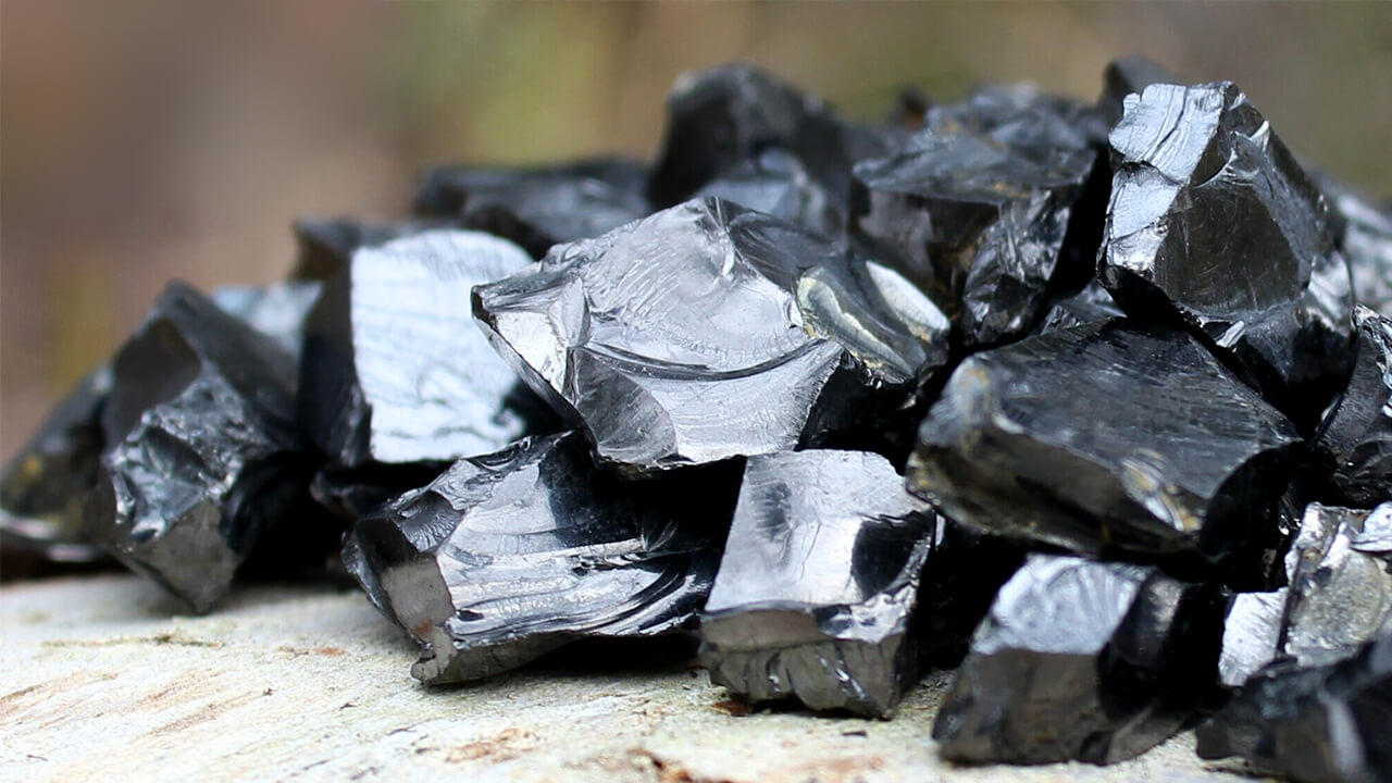 Raw Obsidian Stone