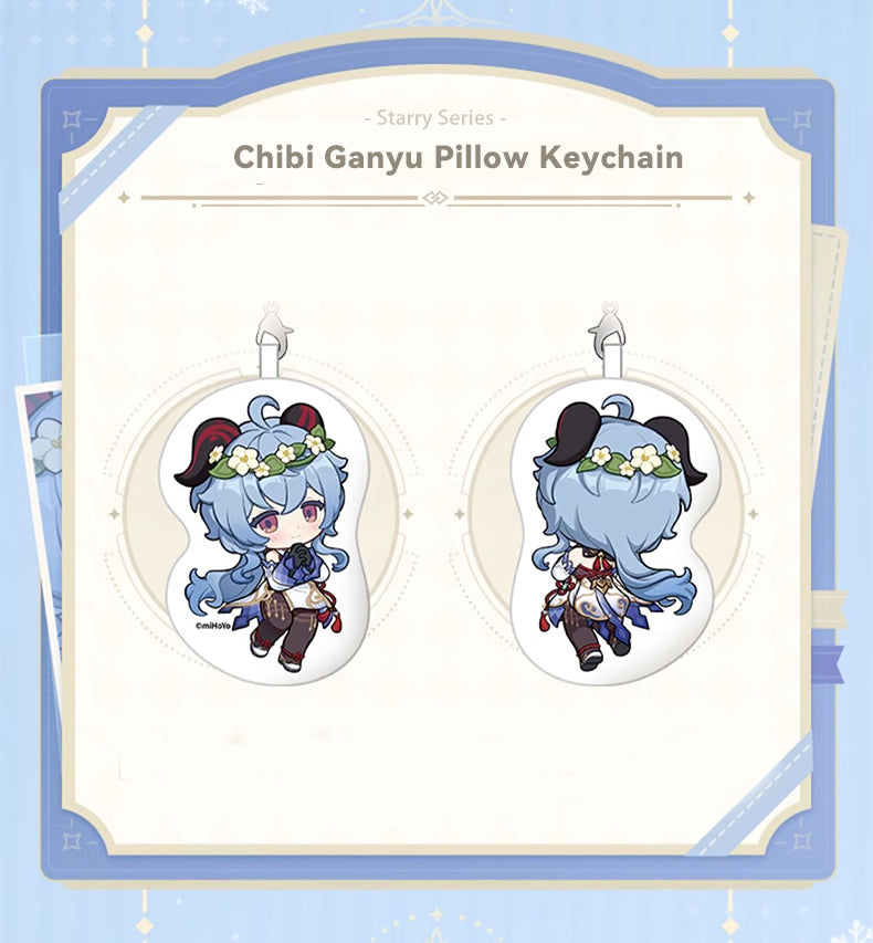 Chibi Ganyu Pillow Keychain