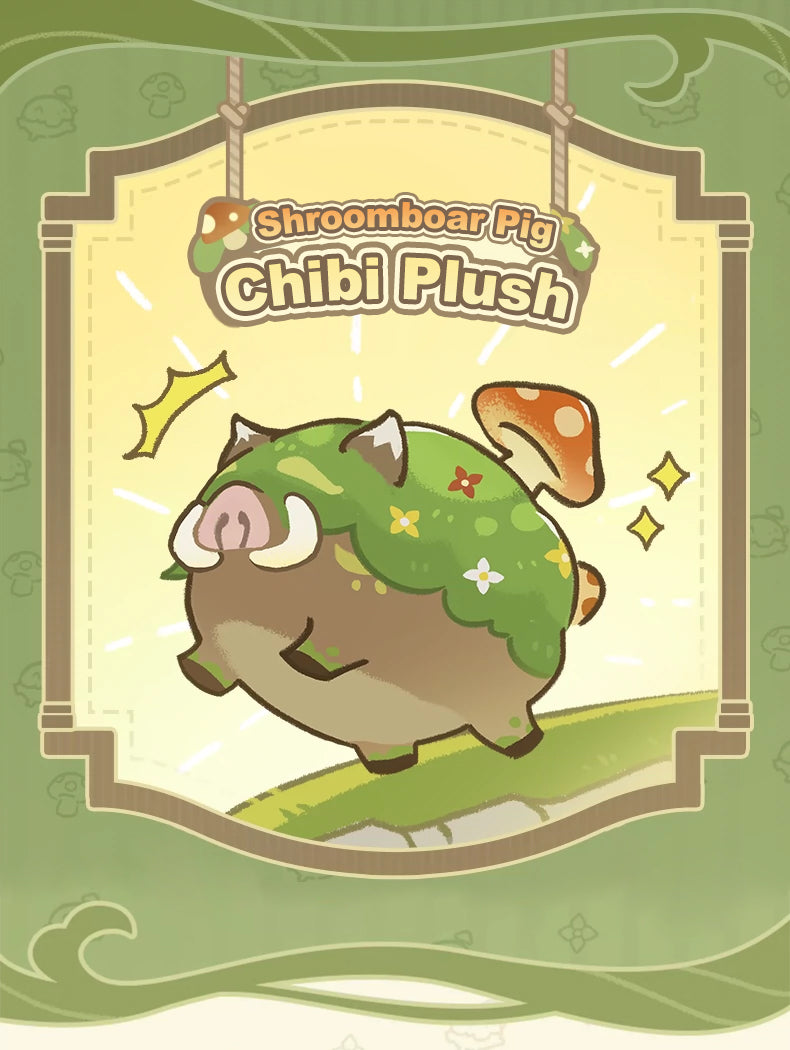 Chibi Shroomboar Pig Plush Toy