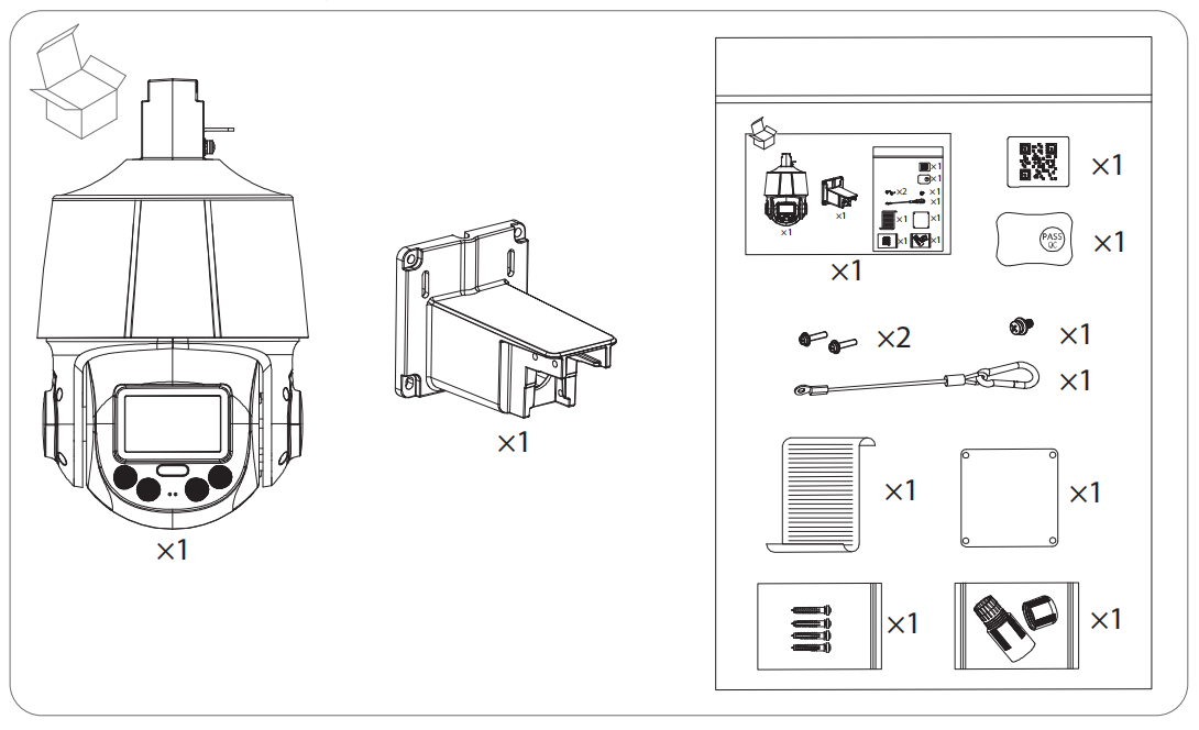 PTZ3E405-AI package list