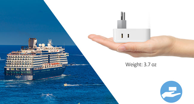 swiss travel adapter with usb charger