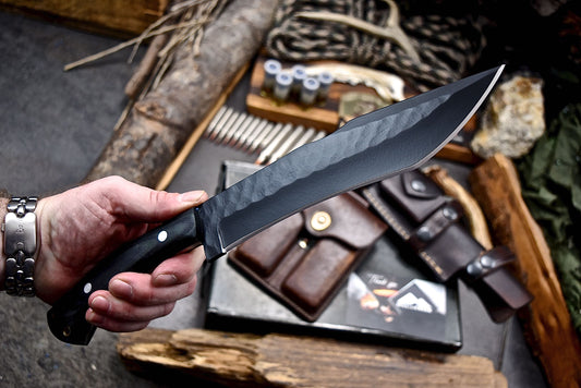 Blackstone River - Hill & Creek Handmade D2 Arkansas Toothpick Hunting  Dagger Knife & Sheath Set - Gun Industry Marketplace