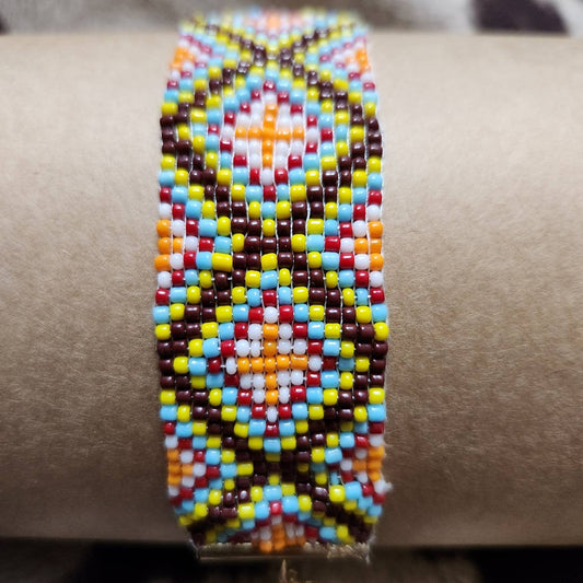 Striped Seed Bead Bracelets – Poppy Jewelry Designs