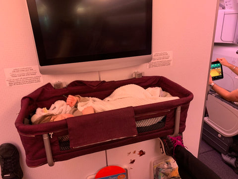 berceau pour bébé dans l'Avion