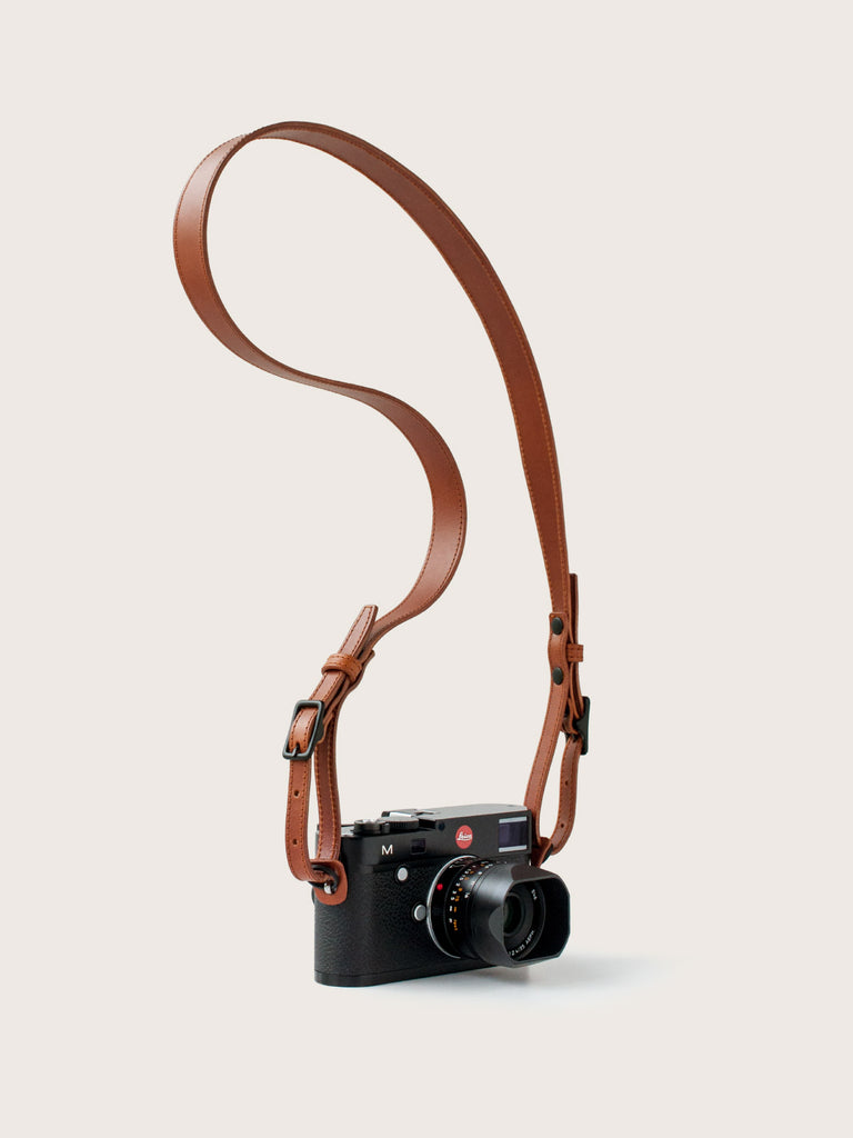 Camera Strap, Vegetable-tanned leather