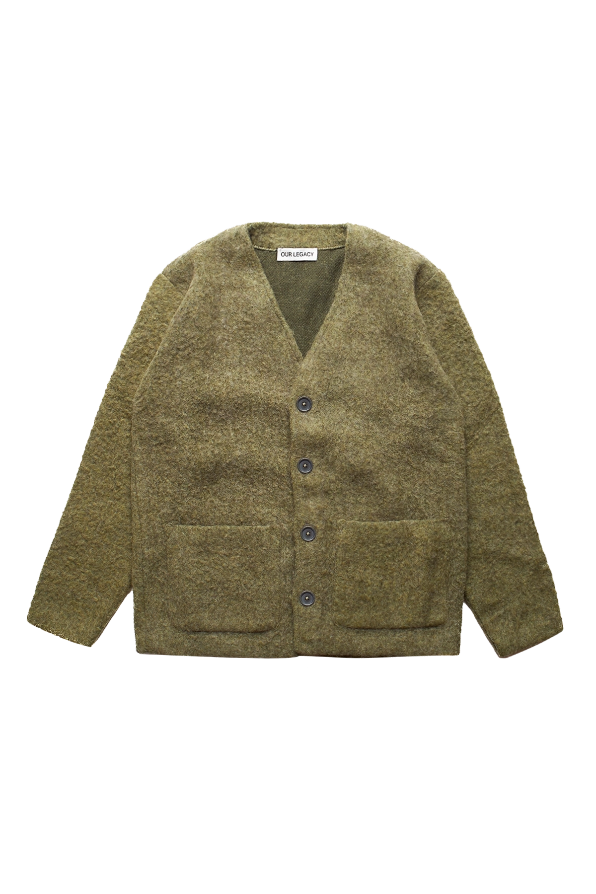 Our Legacy Cardigan With Pockets Sweater Green