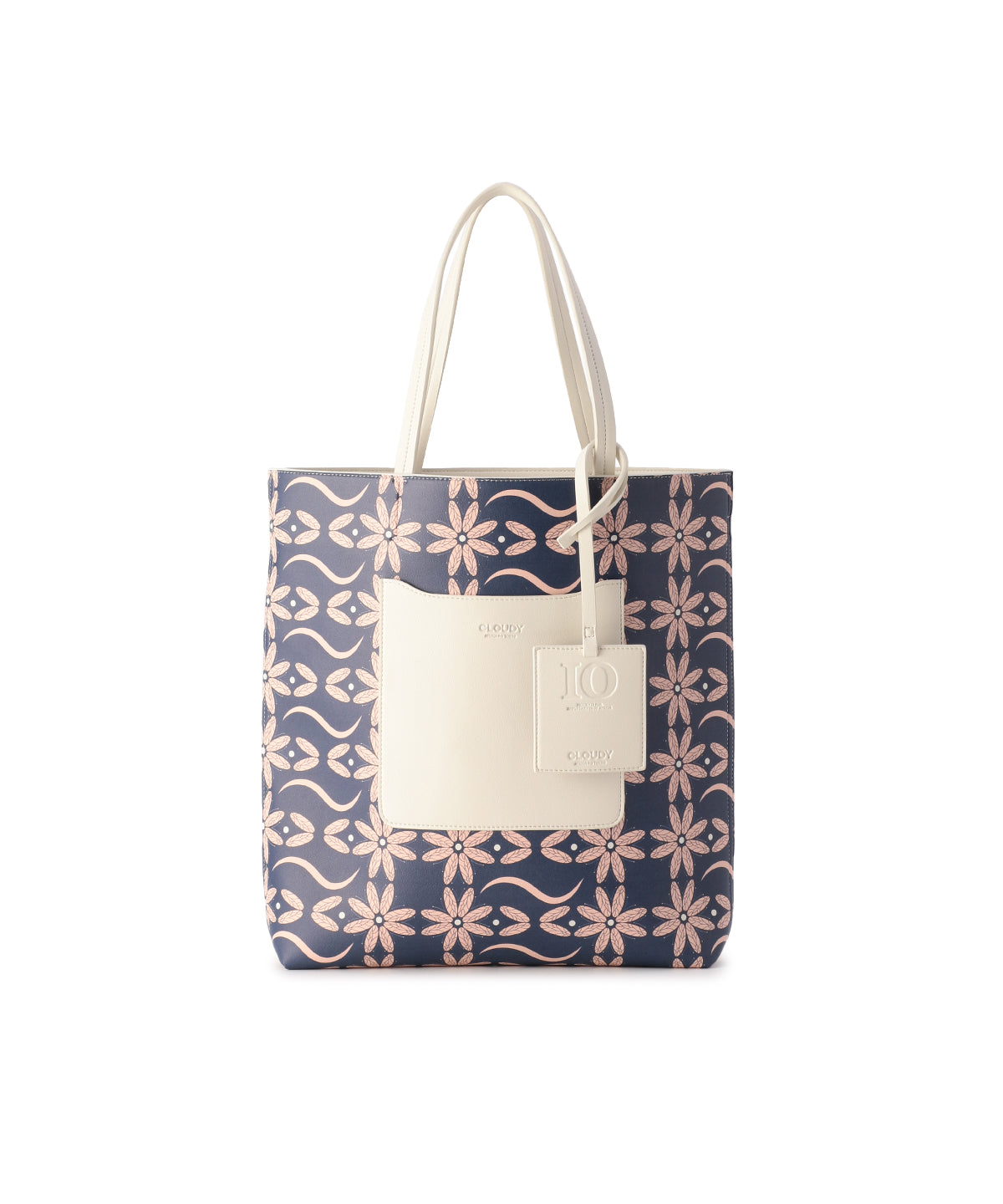 Fake Leather Printed Tote Bag (Large) BEIGE | バッグ | CLOUDY公式 