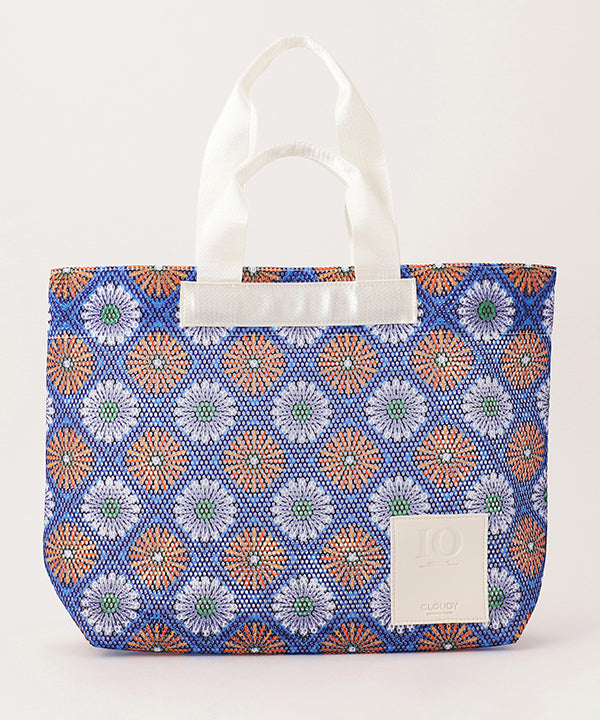 African Textile Mesh Tote Bag (Medium) PURPLE | バッグ | CLOUDY ...