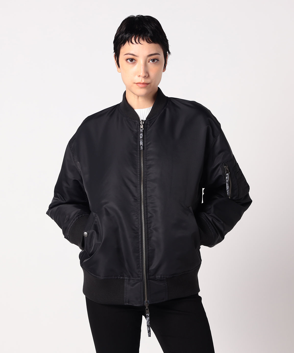 Recycled Reversible MA-1 CLOUDY LOGO BLACK| アウター | CLOUDY公式