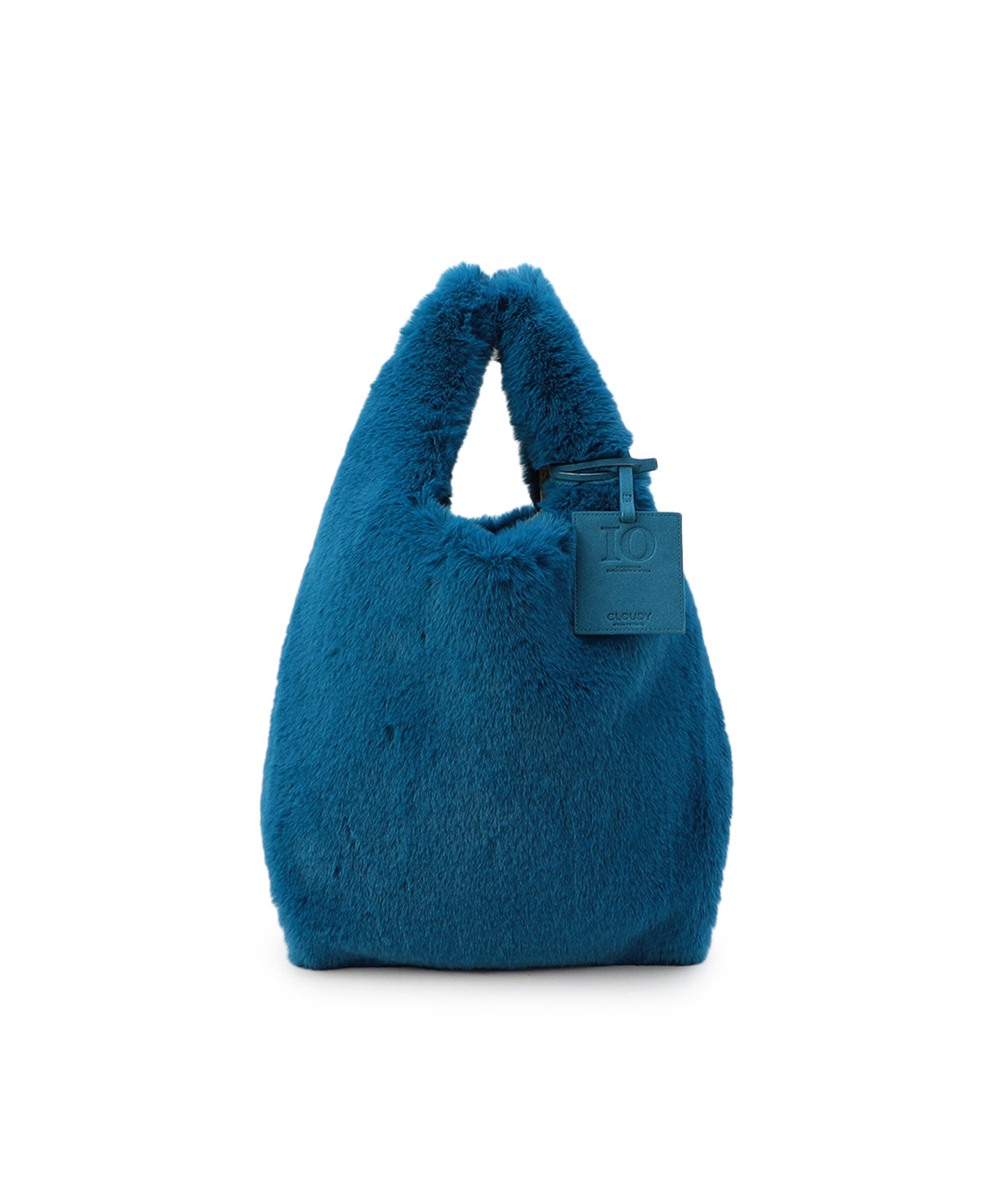 Eco Fur Convenience Bag(Medium) GRAY×BURGUNDY | Bag | CLOUDY official mail  order site