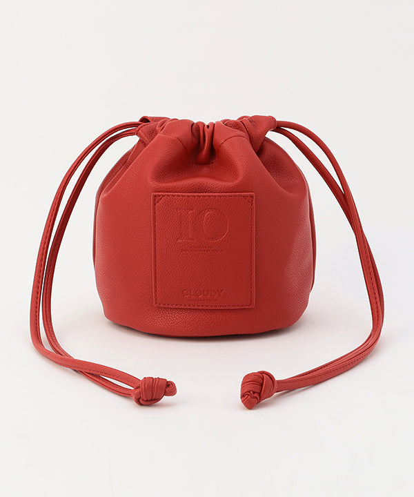 Fake Leather Drawstring Bag GREIGE | Bag | CLOUDY official mail 