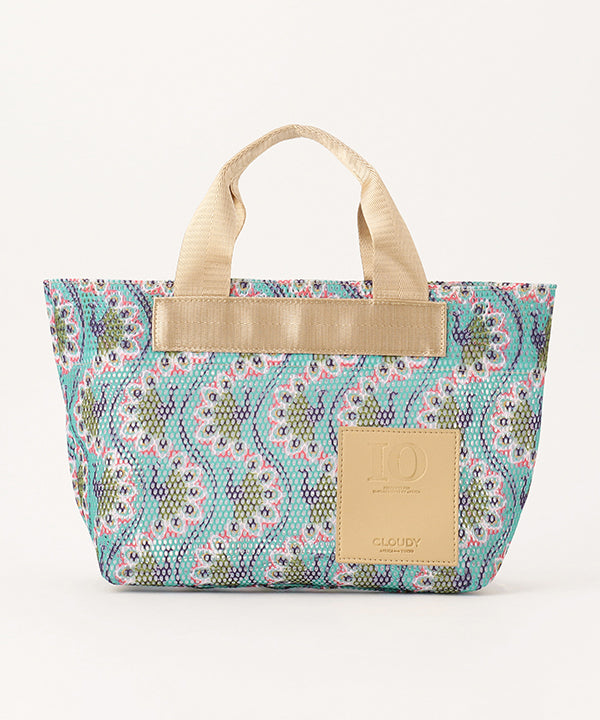 African Textile Mesh Tote Bag (Medium) BEIGE | バッグ | CLOUDY公式 