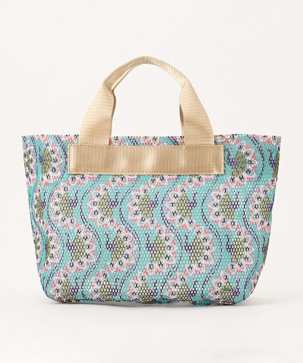 African Textile Mesh Tote Bag (Extra Small) GREIGE | バッグ