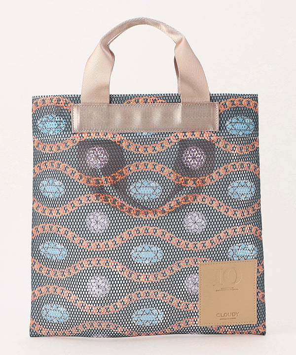 African Textile Mesh Tote Bag (Small) BROWN | バッグ | CLOUDY公式