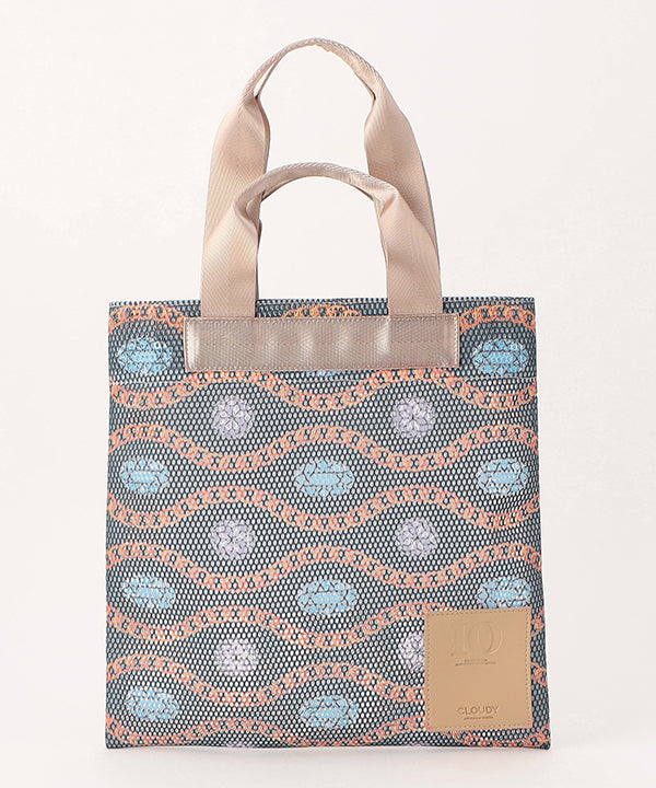 African Textile Mesh Tote Bag (Small) BROWN | バッグ | CLOUDY公式