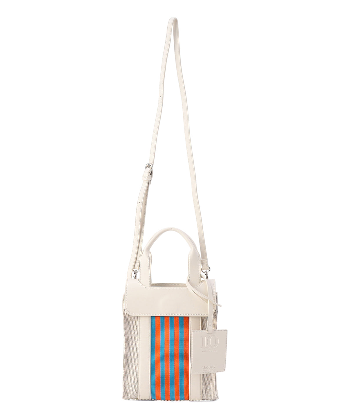 Two Tone Kente Shoulder Bag (Medium)WHITE | バッグ | CLOUDY公式