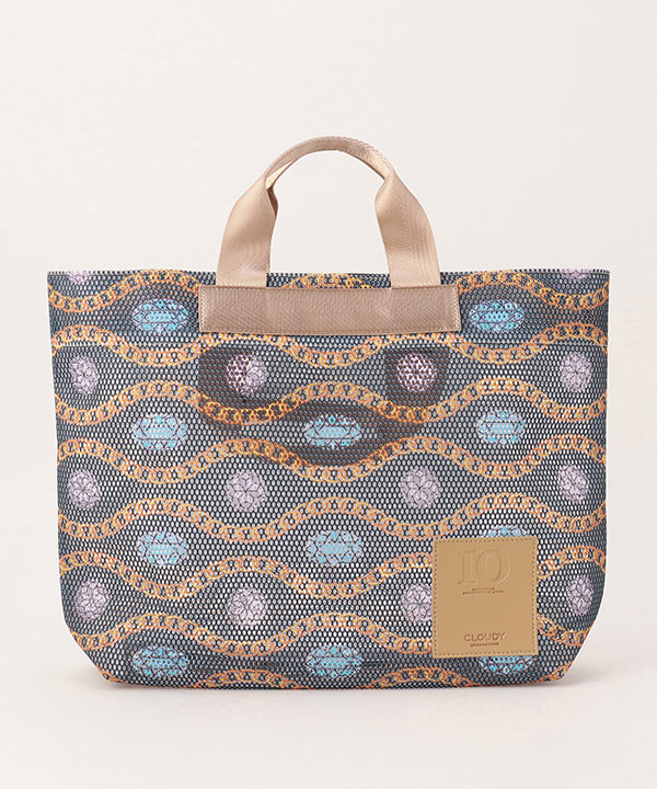 African Textile Mesh Tote Bag(Medium) BROWN | バッグ | CLOUDY公式 