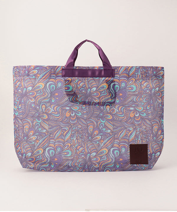 African Textile Mesh Tote Bag (Medium) PURPLE | バッグ | CLOUDY 