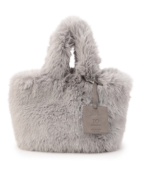 Eco Fur Tote Bag (Medium) SAX| Bag | CLOUDY official mail order site