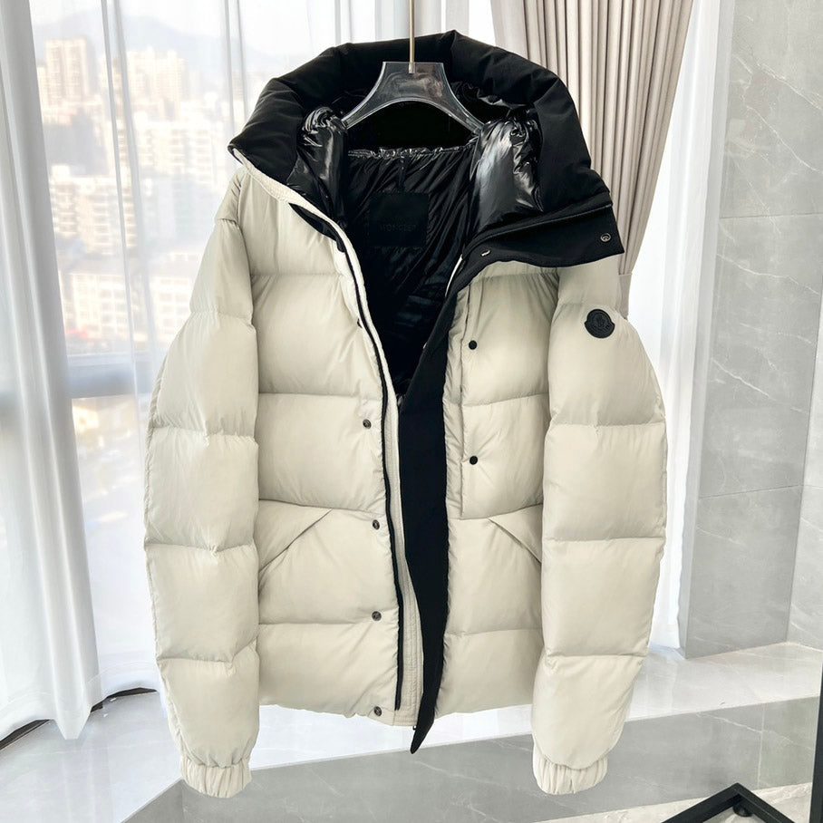 Moncler Madeira Short Down Jacket White – SILODOPE