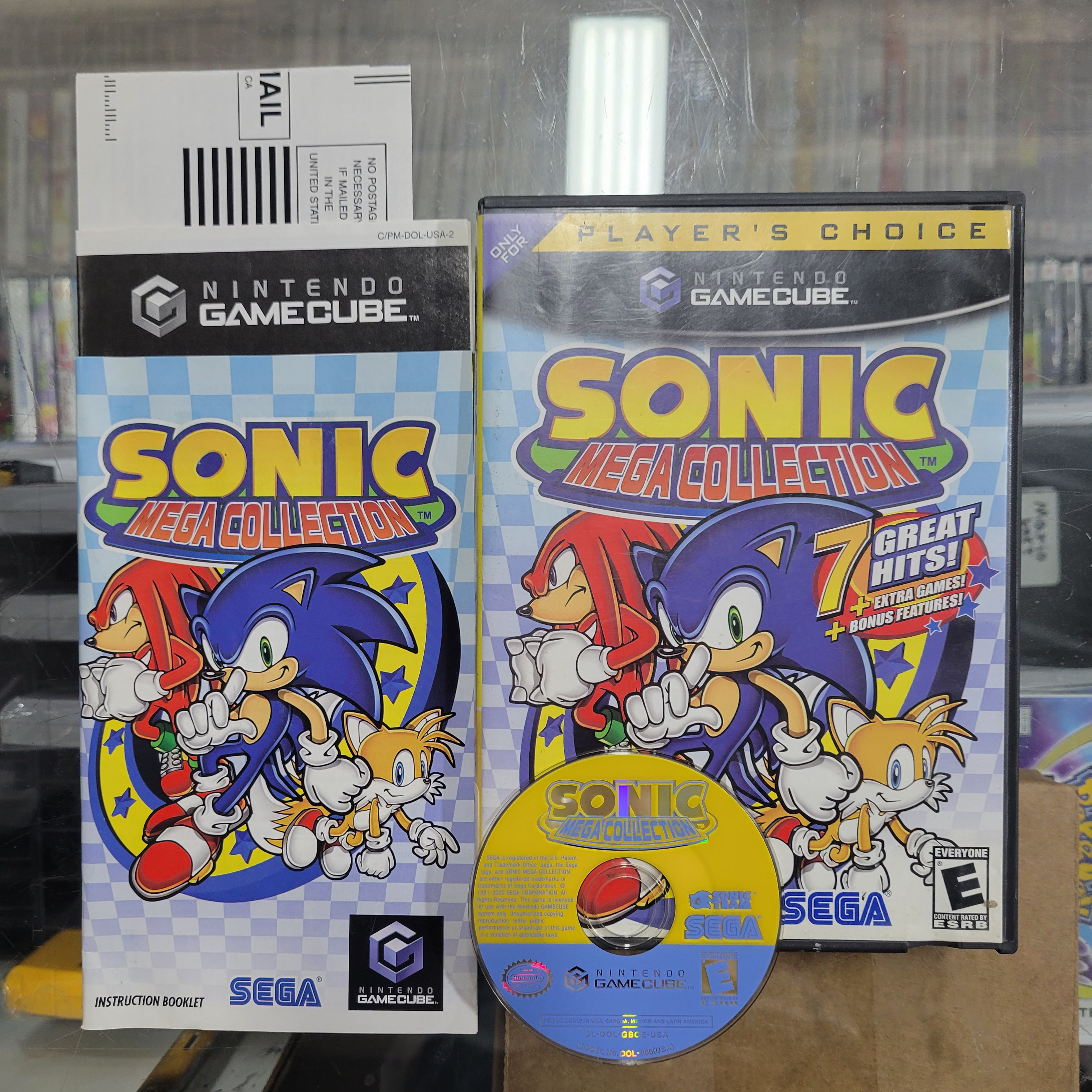 Sonic Mega Collection Nintendo Gamecube [Players Choice]