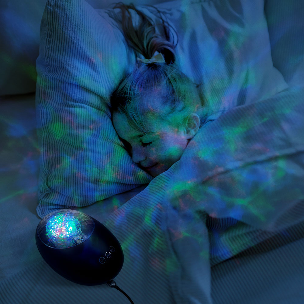 3-in-1 Galaxy Night Light with White Noise- USB Powered_8