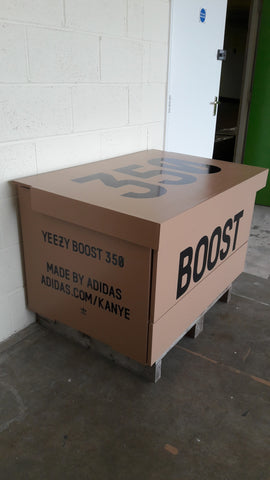 giant yeezy shoe box