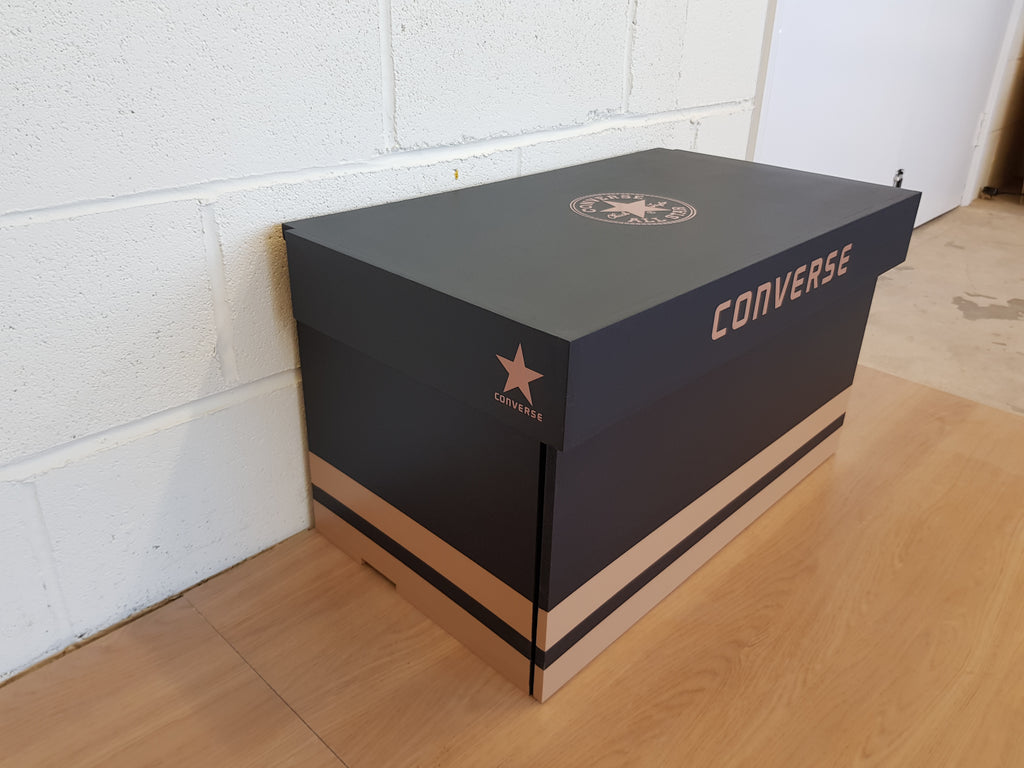 Converse inspired XL Trainer Storage Box - Holds 6no pairs of trainers ...