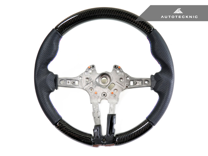 AutoTecknic Carbon Fiber M-Sport Steering Wheel Trim - F15 X5