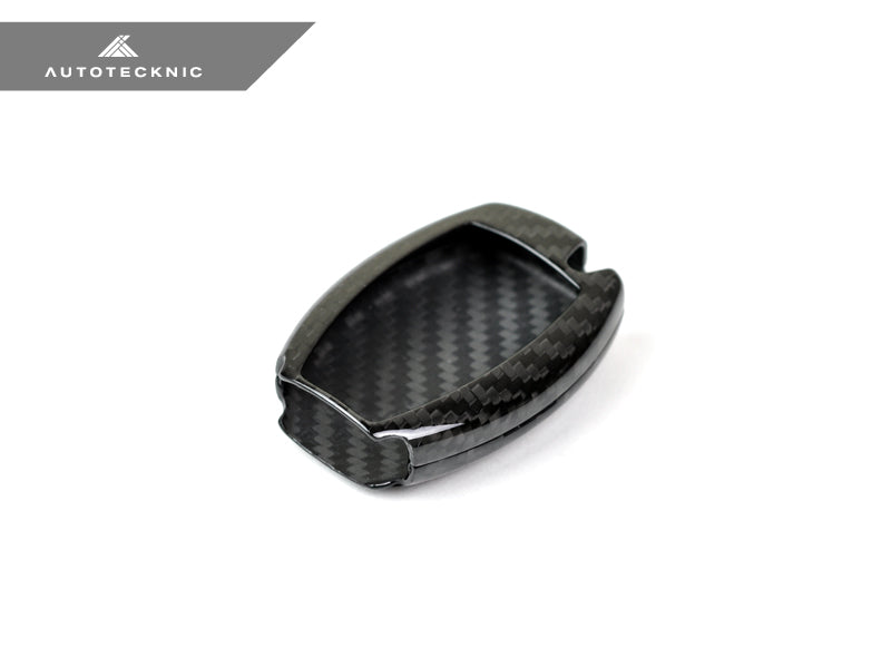 AutoTecknic Carbon Fiber Front Bumper Bull Bar Cover - Mercedes