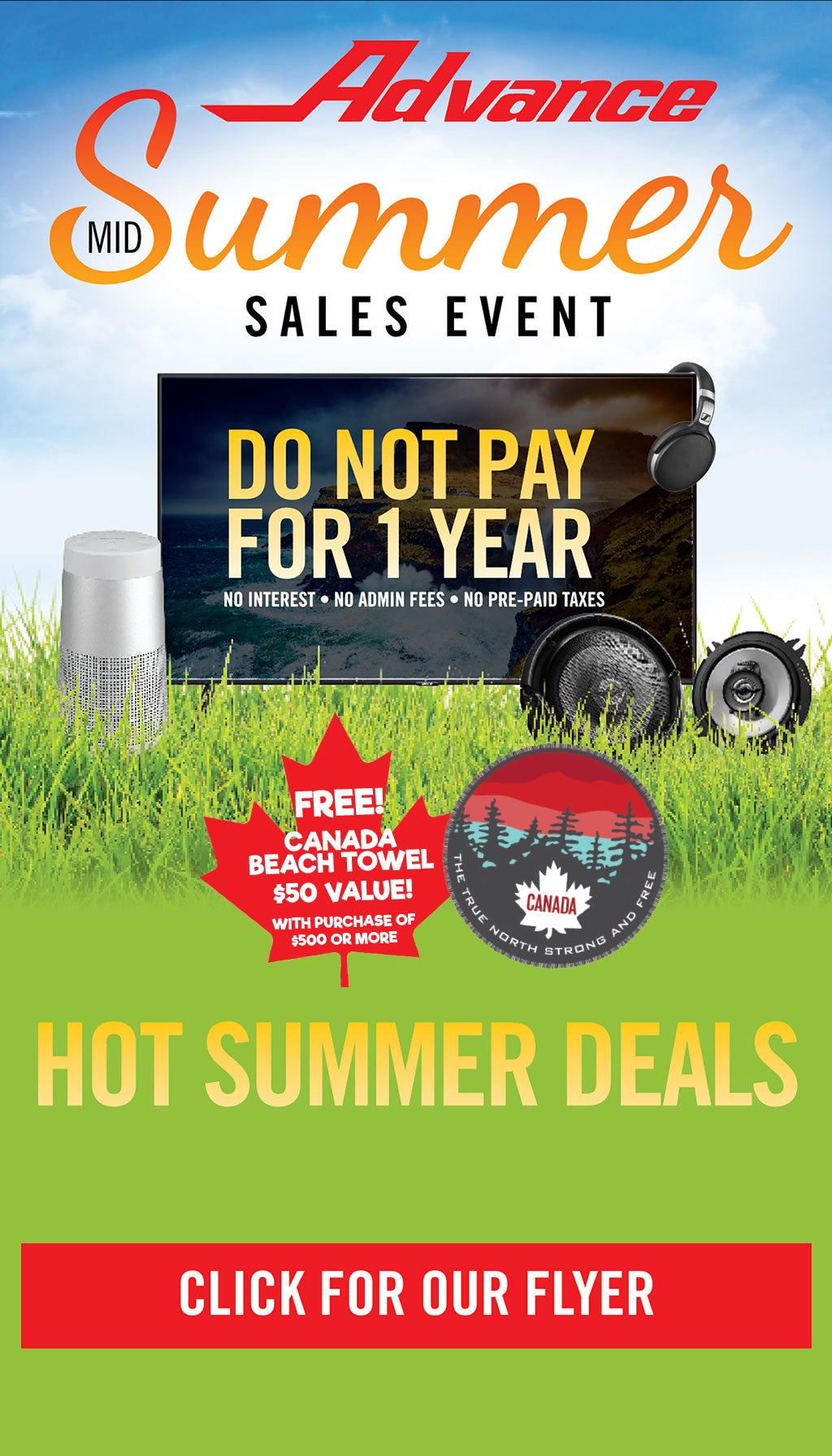 Advance Mid Summer Sales Event