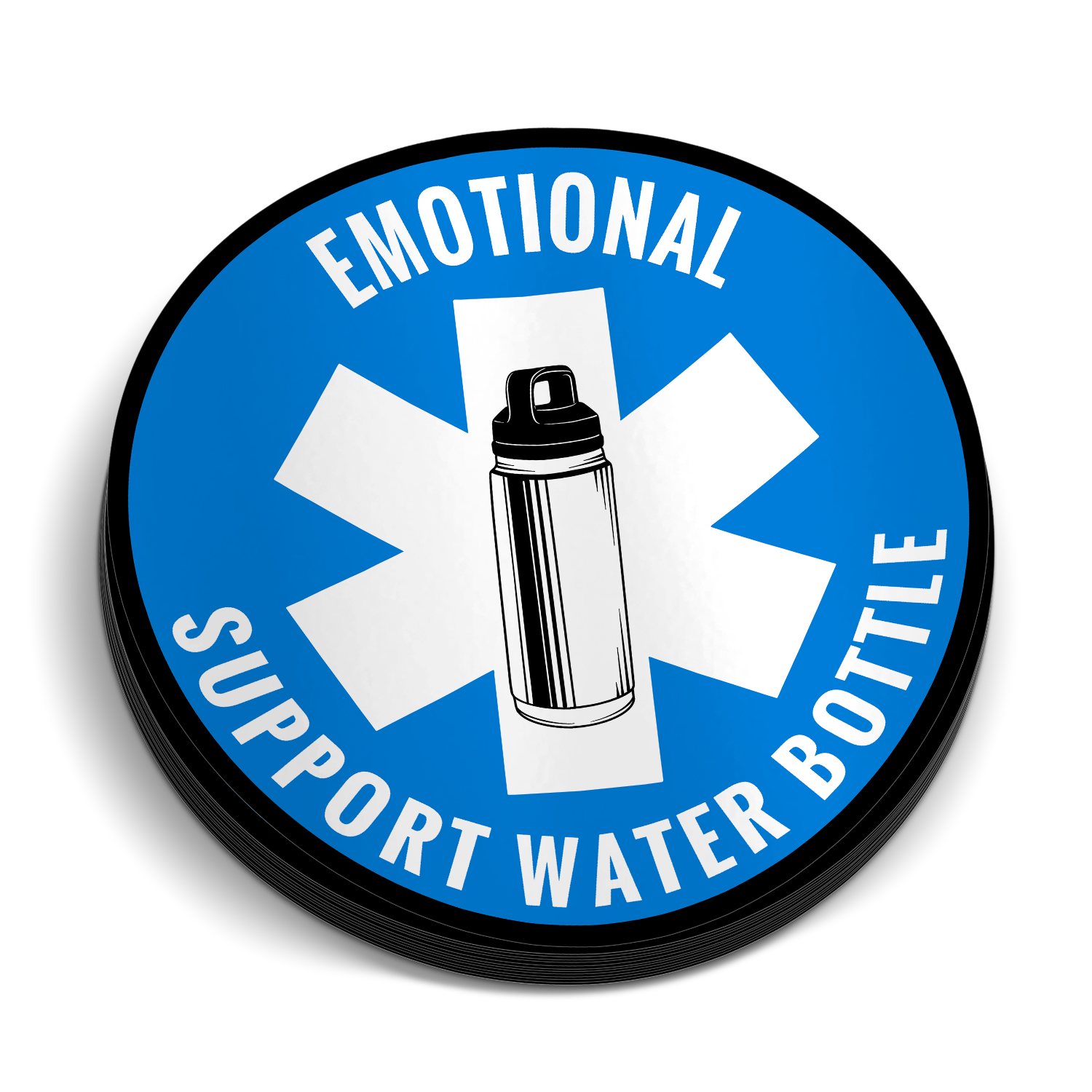 emotional support cup (Stanley yellow) Sticker for Sale by