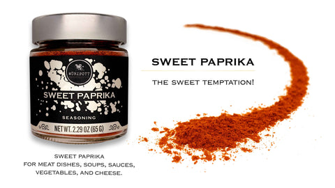 Wurzpott Gourmet Spices Sweet Paprika Product Information