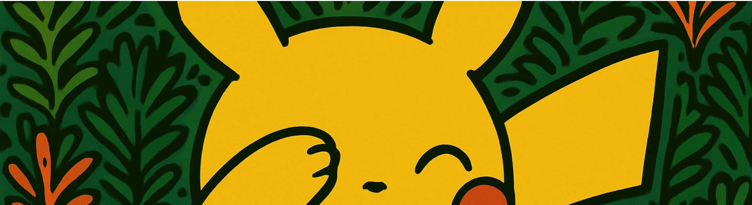 Vintage Pikachu Banner