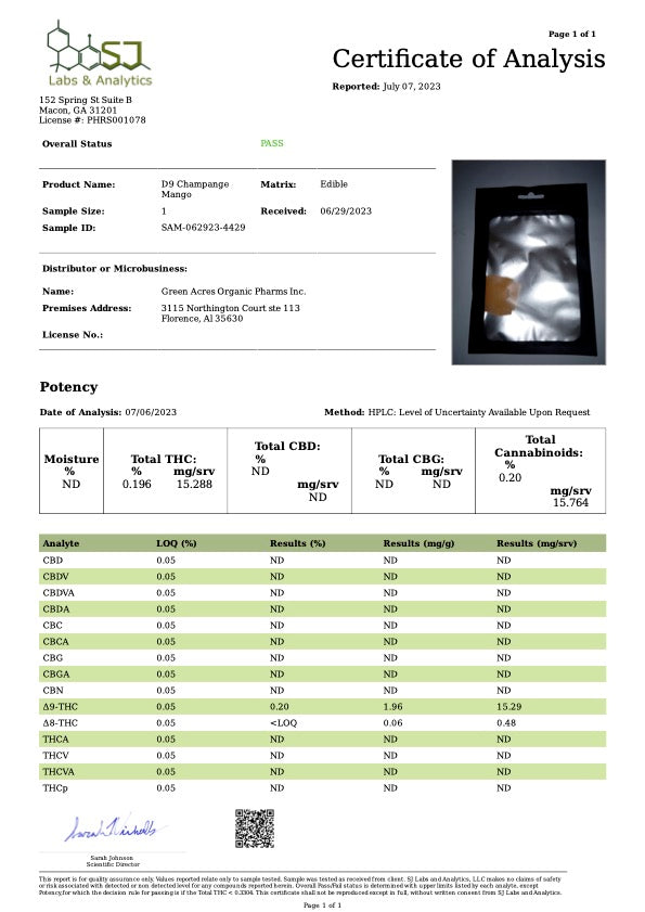 mango coa