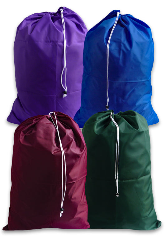 Small Laundry Bag, Drawstring, Carry Strap, Closure, Pick from 16 Colors