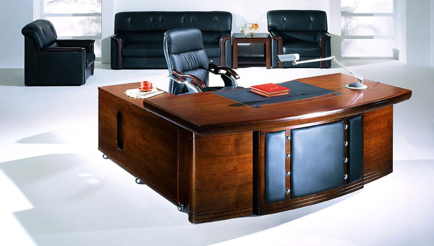 cherry finish office desk