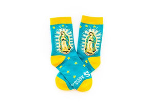 Nuestra Señora Guadalupe Socks Kids Catholic