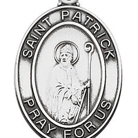 (L684PT) Sterling St. Patrick 24 " - Regalos católicos únicos