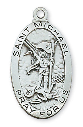 (L550mk) Ss St Michael 24 Ch&bx" - Unique Catholic Gifts