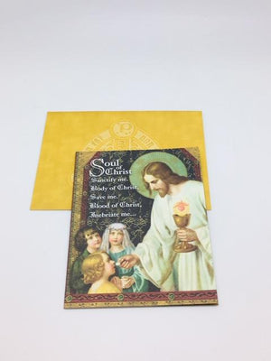 La Premiere Communion Carte De Voeux Unique Catholic Gifts