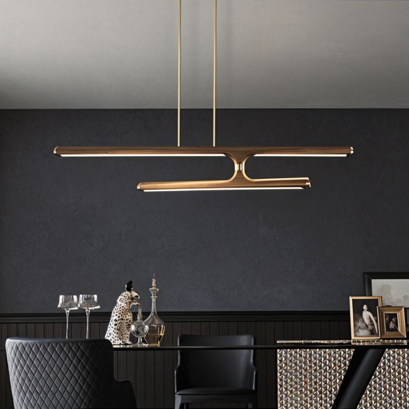 Mumu led linear suspension pendant light on sale