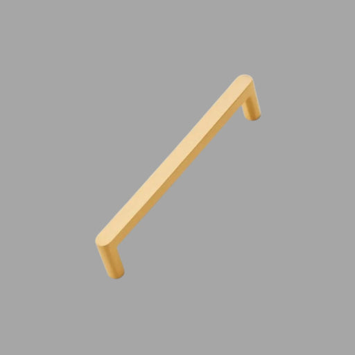 Brass D Pull Cabinet Handle