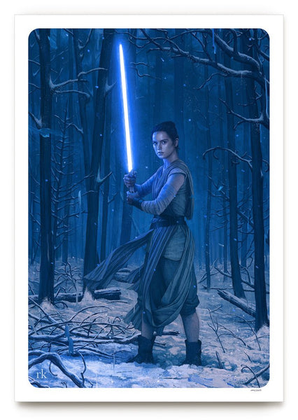 Rey by Rory Kurtz | Bottleneck Gallery Star Wars The Force Awakens